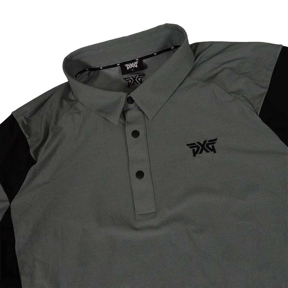 PXG Performance Black Gray Golf Polo Shirt Women's XL